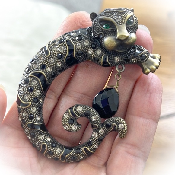 💕Beautiful Vintage Leopard Pin💕 - Picture 2 of 6